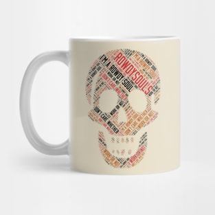 Rowdy Souls Skull Logo BRO Mug